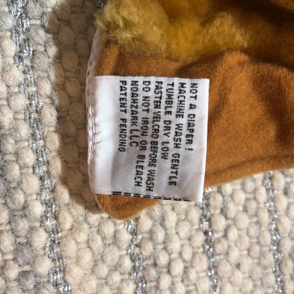 Vintage Plush Brown Bear Baby Diaper Cover - Picture 3 of 5